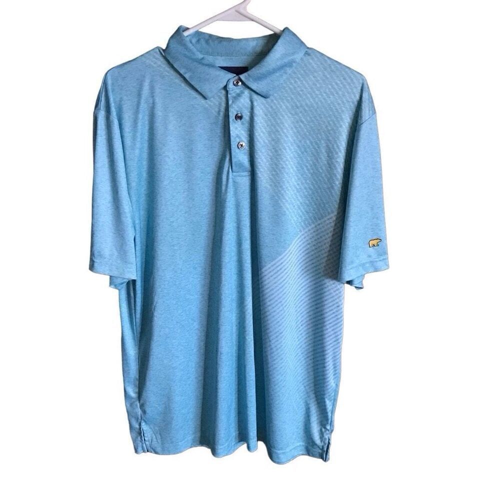 Jack Nicklaus Golf polo shirt Size Large Blue short sleeve